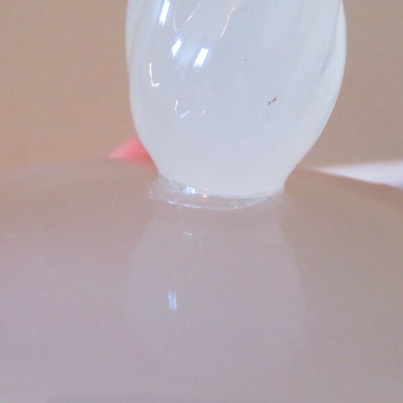 Vintage Archimede Seguso opal pink Murano bonbonniere container 1960 rare - Picture 5 of 13